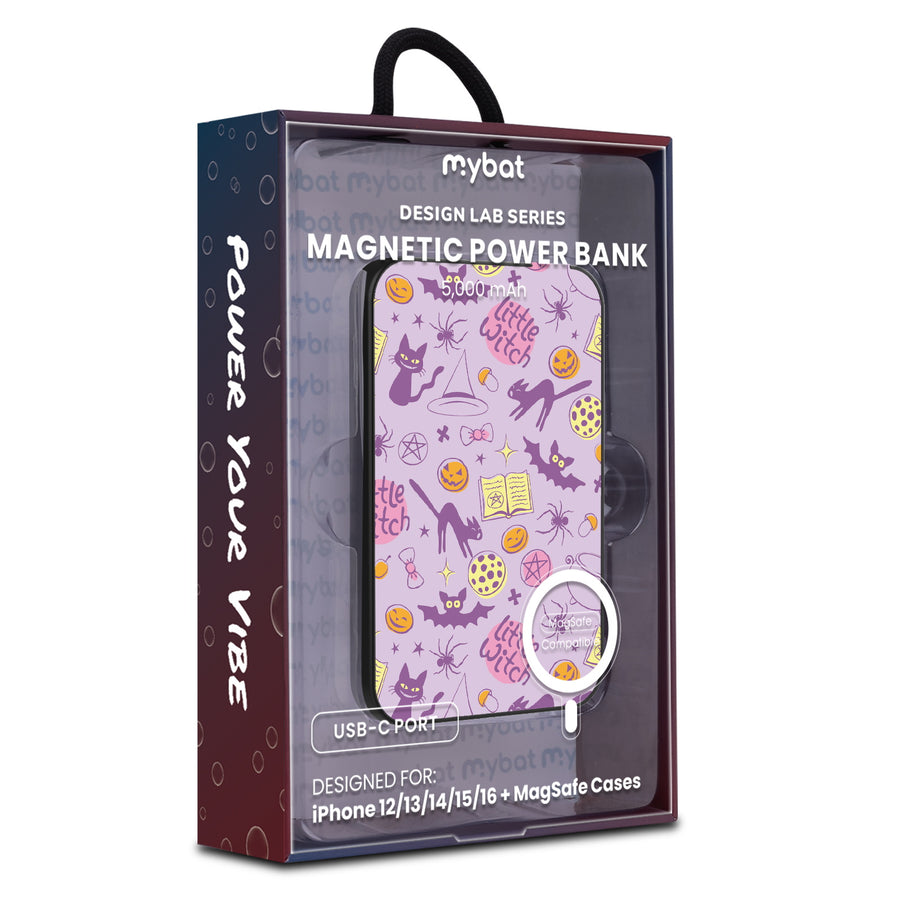 MyBat Design Lab 5000mAh Magnetic Wireless Power Bank - Black - Little Witch - MPBBAT131-BK-413-9.jpg