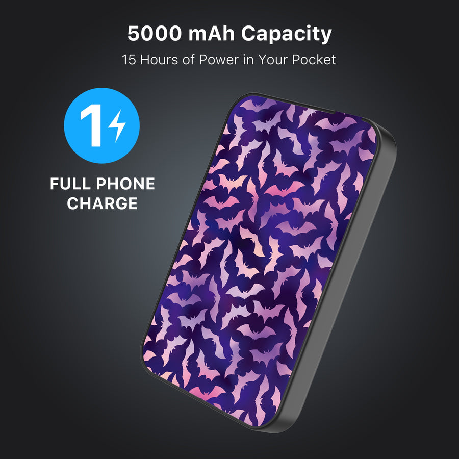 MyBat Design Lab 5000mAh Magnetic Wireless Power Bank - Black - Twilight Bats - MPBBAT131-BK-422-8.jpg