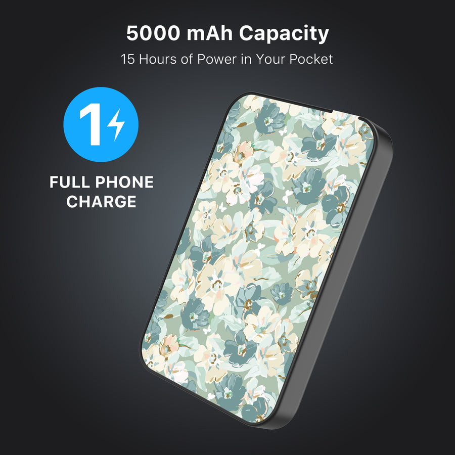 MyBat Design Lab 5000mAh Magnetic Wireless Power Bank - Black - Vintage Garden - MPBBAT131-BK-432-8.jpg