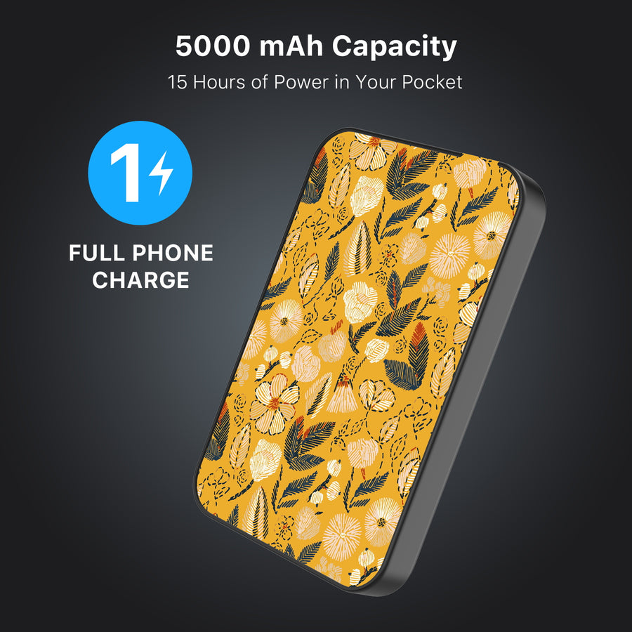 MyBat Design Lab 5000mAh Magnetic Wireless Power Bank - Black - Floral Stitch - MPBBAT131-BK-439-8.jpg