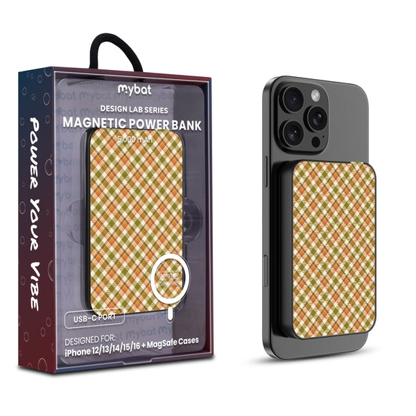 MyBat Design Lab 5000mAh Magnetic Wireless Power Bank - Black - Autumn Tartan - MPBBAT131-BK-446-1.jpg