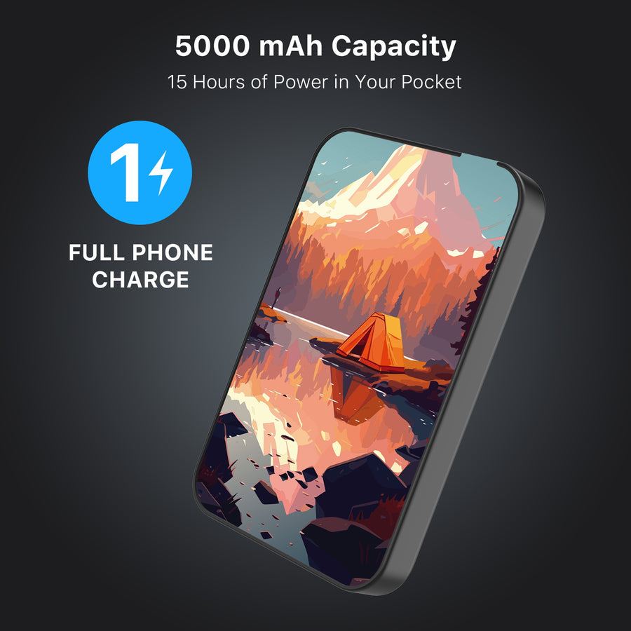 MyBat Design Lab 5000mAh Magnetic Wireless Power Bank - Black - Lakeside Sunrise - MPBBAT131-BK-451-8.jpg
