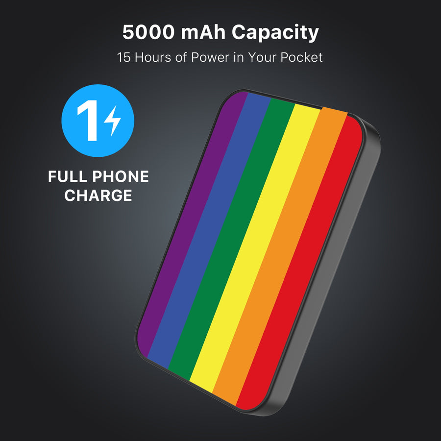 MyBat Design Lab 5000mAh Magnetic Wireless Power Bank - Black - Rainbow Stripes - MPBBAT131-BK-459-8.jpg