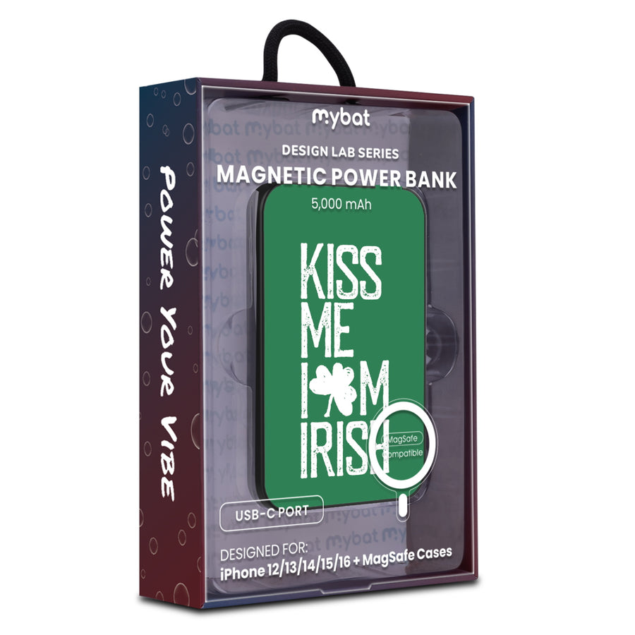 MyBat Design Lab 5000mAh Magnetic Wireless Power Bank - Black - Kiss Me I'm Irish - MPBBAT131-BK-465-9.jpg