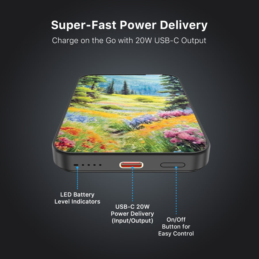 MyBat Design Lab 5000mAh Magnetic Wireless Power Bank - Black - Nature's Canvas - MPBBAT131-BK-468-7.jpg