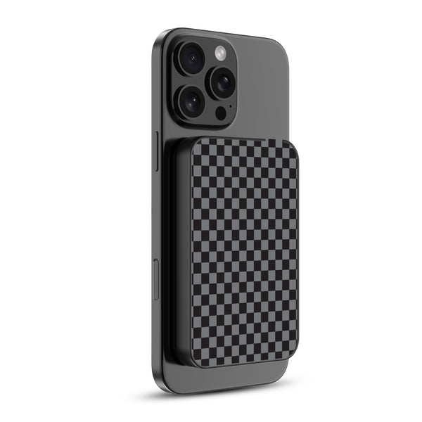 MyBat Design Lab 5000mAh Magnetic Wireless Power Bank - Black - Tuxedo Check - MPBBAT131-BK-477-2.jpg