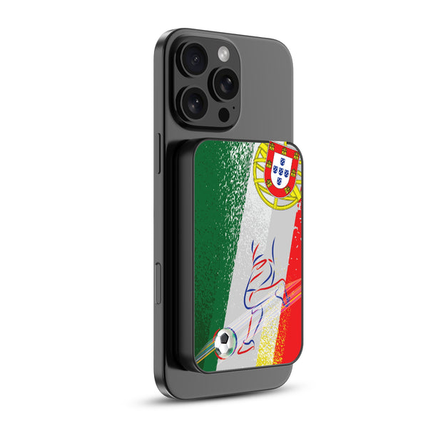MyBat Design Lab 5000mAh Magnetic Wireless Power Bank - Black – Portugal Soccer - MPBBAT131-BK-514-2.jpg