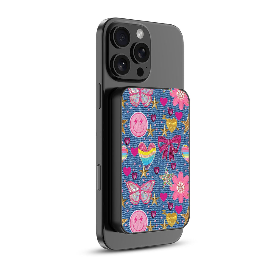 MyBat Design Lab 5000mAh Magnetic Wireless Power Bank - Black – Denim Daze - MPBBAT131-BK-528-1.JPG