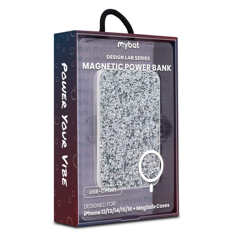 MyBat Design Lab 5000mAh Magnetic Wireless Power Bank – White / White Rhinestone - MPBBAT132-D02-9.jpg