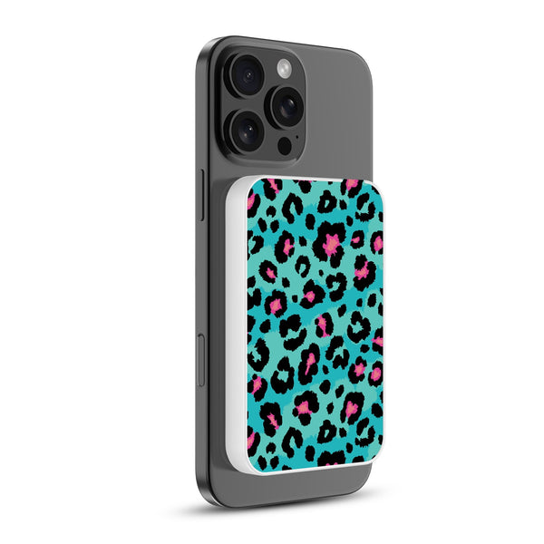 MyBat Design Lab 5000mAh Magnetic Wireless Power Bank - White - Multicolor Leopard - MPBBAT132-WH-004-2.jpg