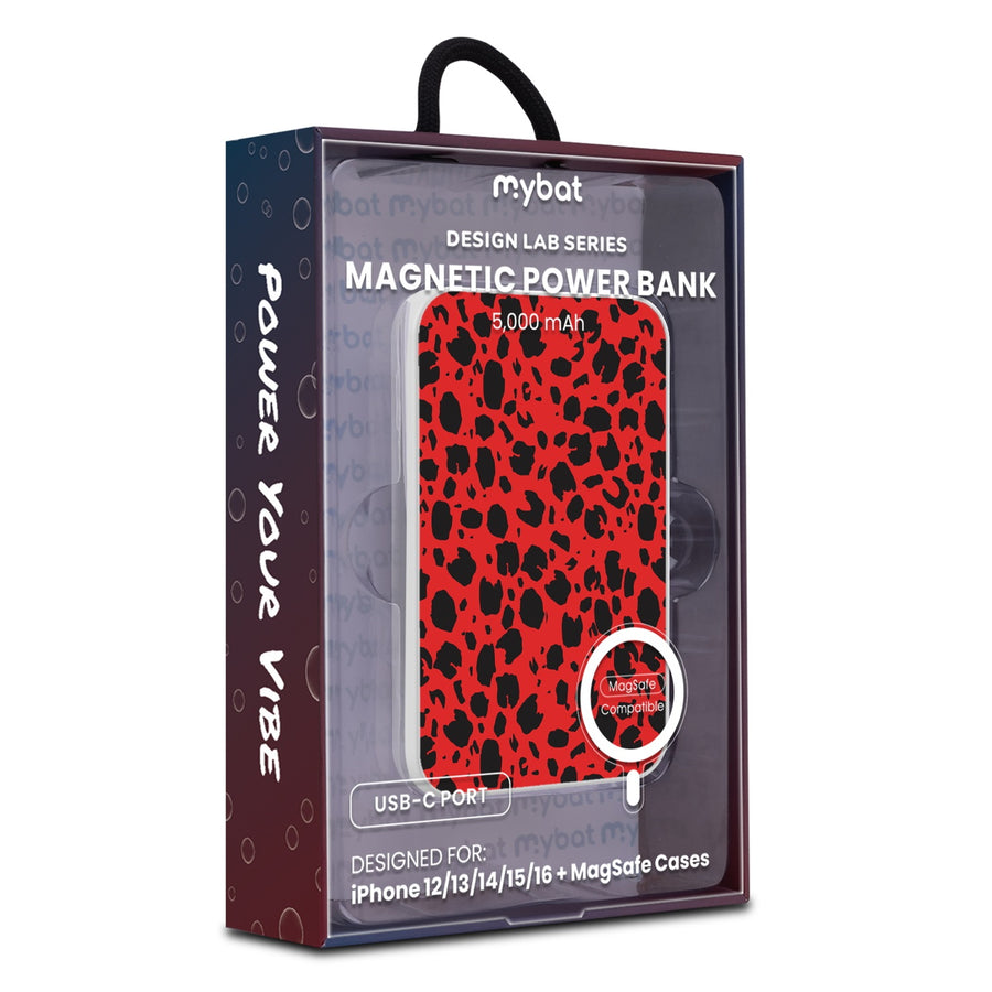 MyBat Design Lab 5000mAh Magnetic Wireless Power Bank - White - Red Leopard Print - MPBBAT132-WH-008-9.jpg