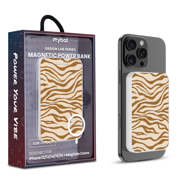 MyBat Design Lab 5000mAh Magnetic Wireless Power Bank - White - Tiger Stripes - MPBBAT132-WH-011-1.jpg
