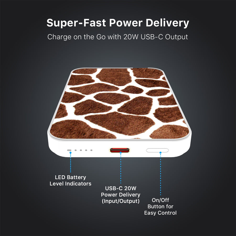 MyBat Design Lab 5000mAh Magnetic Wireless Power Bank - White - Giraffe spots - MPBBAT132-WH-012-7.jpg