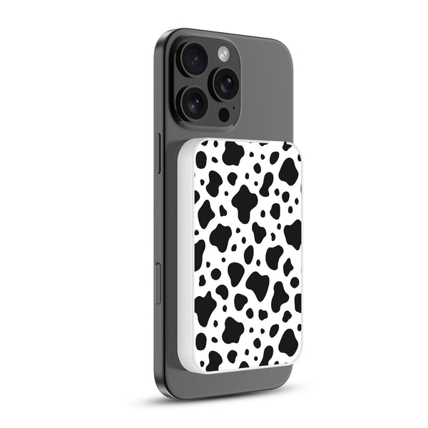 MyBat Design Lab 5000mAh Magnetic Wireless Power Bank - White - Original Cow Print - MPBBAT132-WH-014-2.jpg
