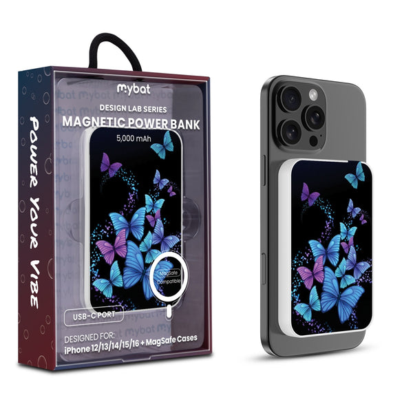 MyBat Design Lab 5000mAh Magnetic Wireless Power Bank - White - Butterfly Night - MPBBAT132-WH-021-1.jpg