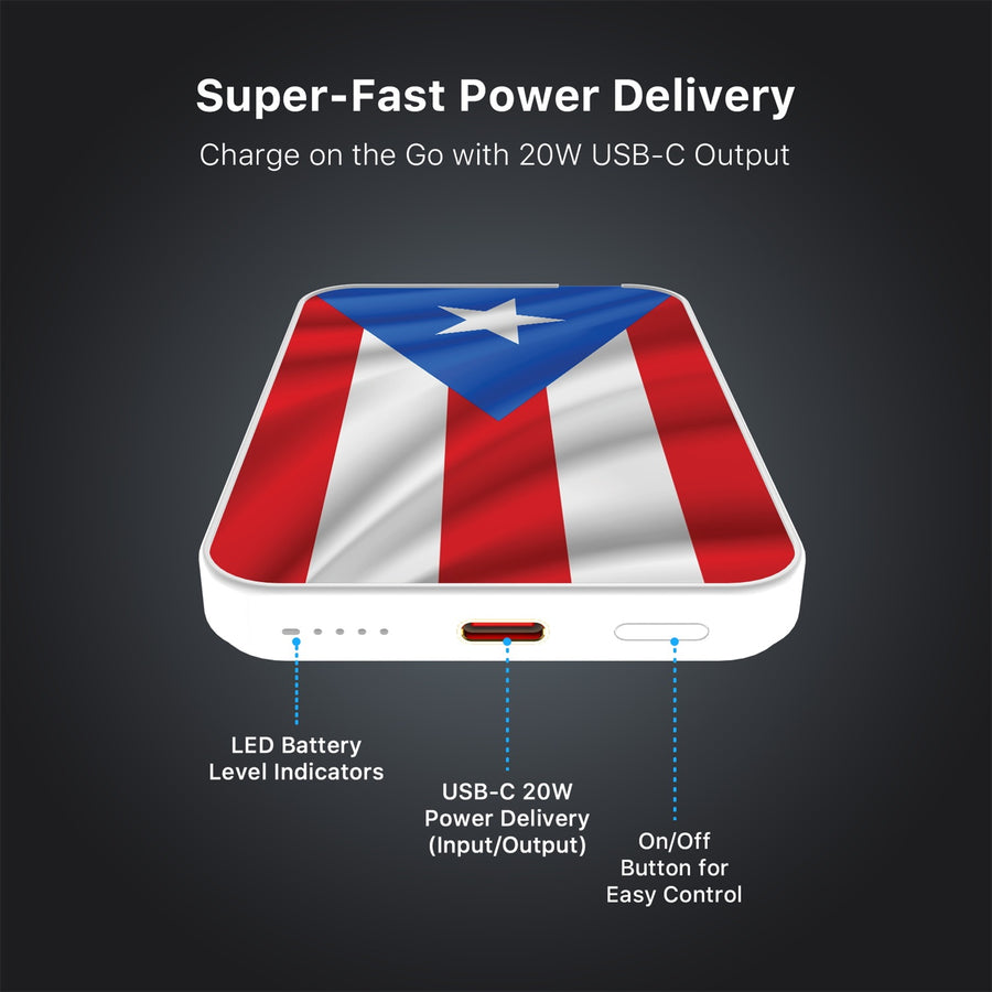 MyBat Design Lab 5000mAh Magnetic Wireless Power Bank - White - Puerto Rican Flag - MPBBAT132-WH-029-7.jpg