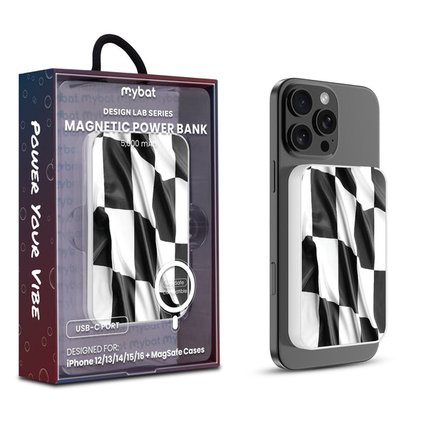 MyBat Design Lab 5000mAh Magnetic Wireless Power Bank - White - Racing Flag - MPBBAT132-WH-040-1.jpg