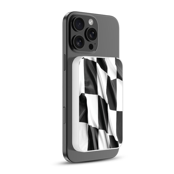 MyBat Design Lab 5000mAh Magnetic Wireless Power Bank - White - Racing Flag - MPBBAT132-WH-040-2.jpg