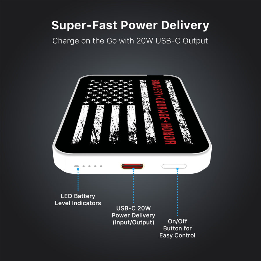 MyBat Design Lab 5000mAh Magnetic Wireless Power Bank - White - Firefighter Flag - MPBBAT132-WH-041-7.jpg