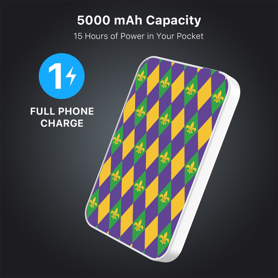 MyBat Design Lab 5000mAh Magnetic Wireless Power Bank - White - Mardi Gras - MPBBAT132-WH-057-8.jpg