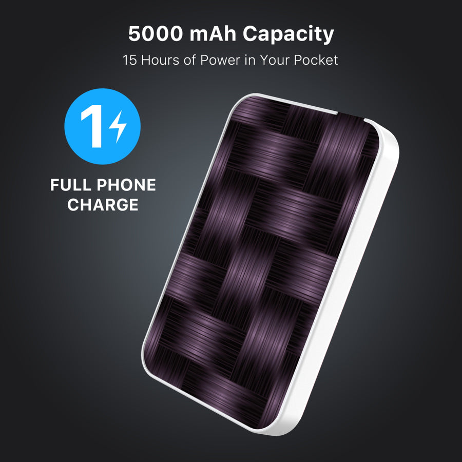MyBat Design Lab 5000mAh Magnetic Wireless Power Bank - White - Woven Carbon Fiber - MPBBAT132-WH-085-8.jpg