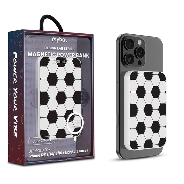 MyBat Design Lab 5000mAh Magnetic Wireless Power Bank - White - Soccer - MPBBAT132-WH-088-1.jpg