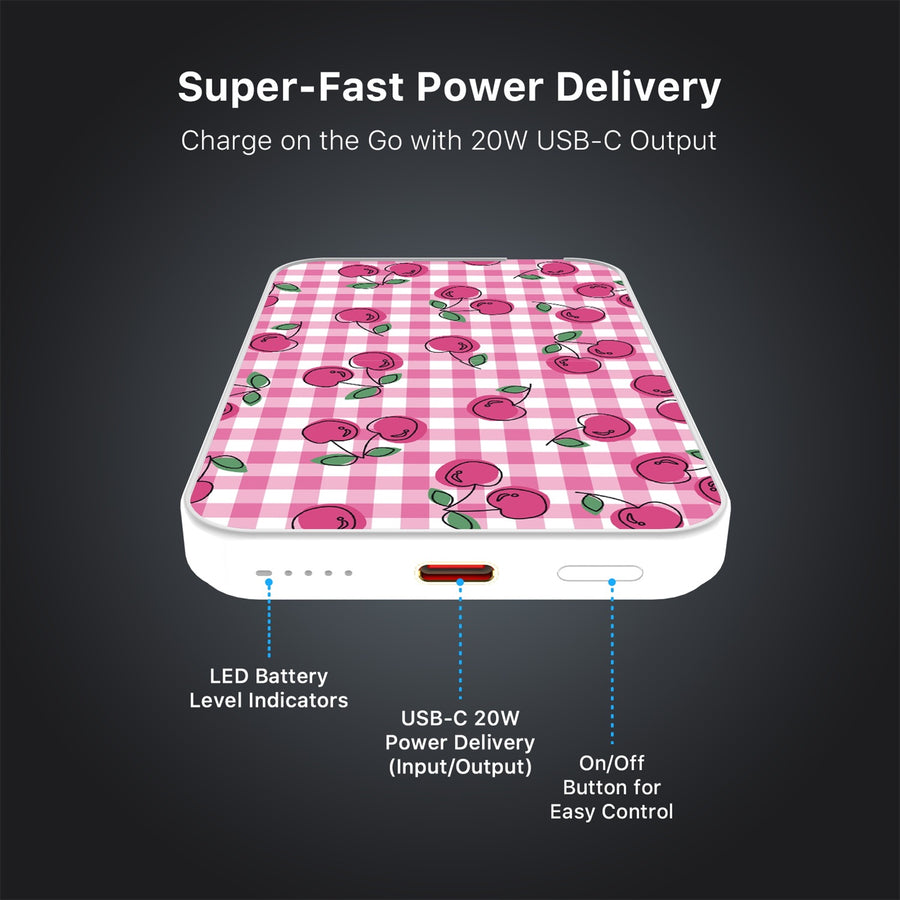 MyBat Design Lab 5000mAh Magnetic Wireless Power Bank - White - Pink Cherries - MPBBAT132-WH-100-7.jpg