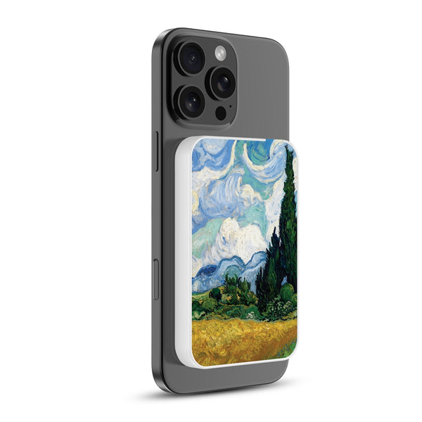 MyBat Design Lab 5000mAh Magnetic Wireless Power Bank - White - Impressionist Painting - MPBBAT132-WH-105-2.jpg