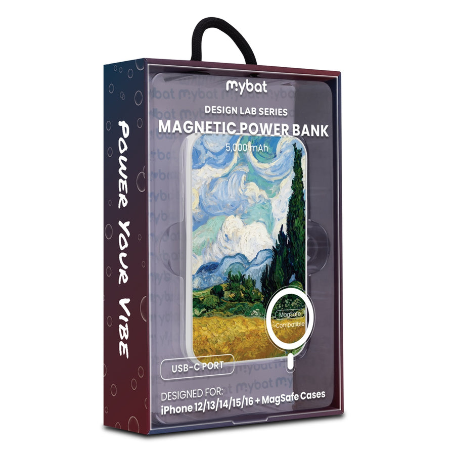 MyBat Design Lab 5000mAh Magnetic Wireless Power Bank - White - Impressionist Painting - MPBBAT132-WH-105-9.jpg