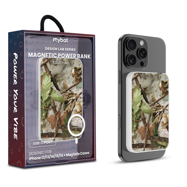 MyBat Design Lab 5000mAh Magnetic Wireless Power Bank - White - Forest Camouflage - MPBBAT132-WH-117-1.jpg