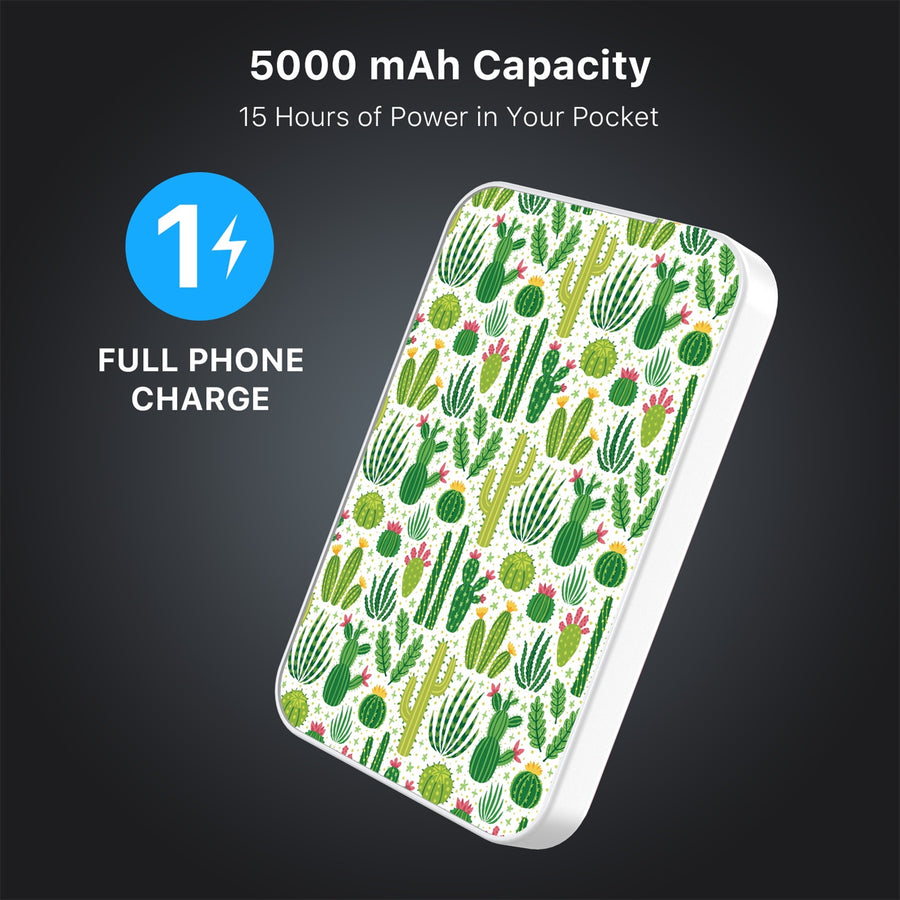 MyBat Design Lab 5000mAh Magnetic Wireless Power Bank - White - Succulents - MPBBAT132-WH-123-8.jpg