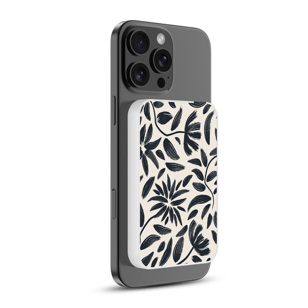 MyBat Design Lab 5000mAh Magnetic Wireless Power Bank - White - Vintage Floral - MPBBAT132-WH-124-2.jpg