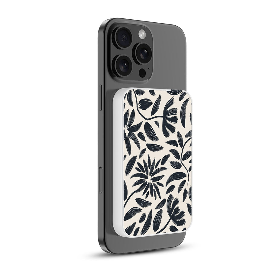 MyBat Design Lab 5000mAh Magnetic Wireless Power Bank - White - Vintage Floral - MPBBAT132-WH-124-2.jpg