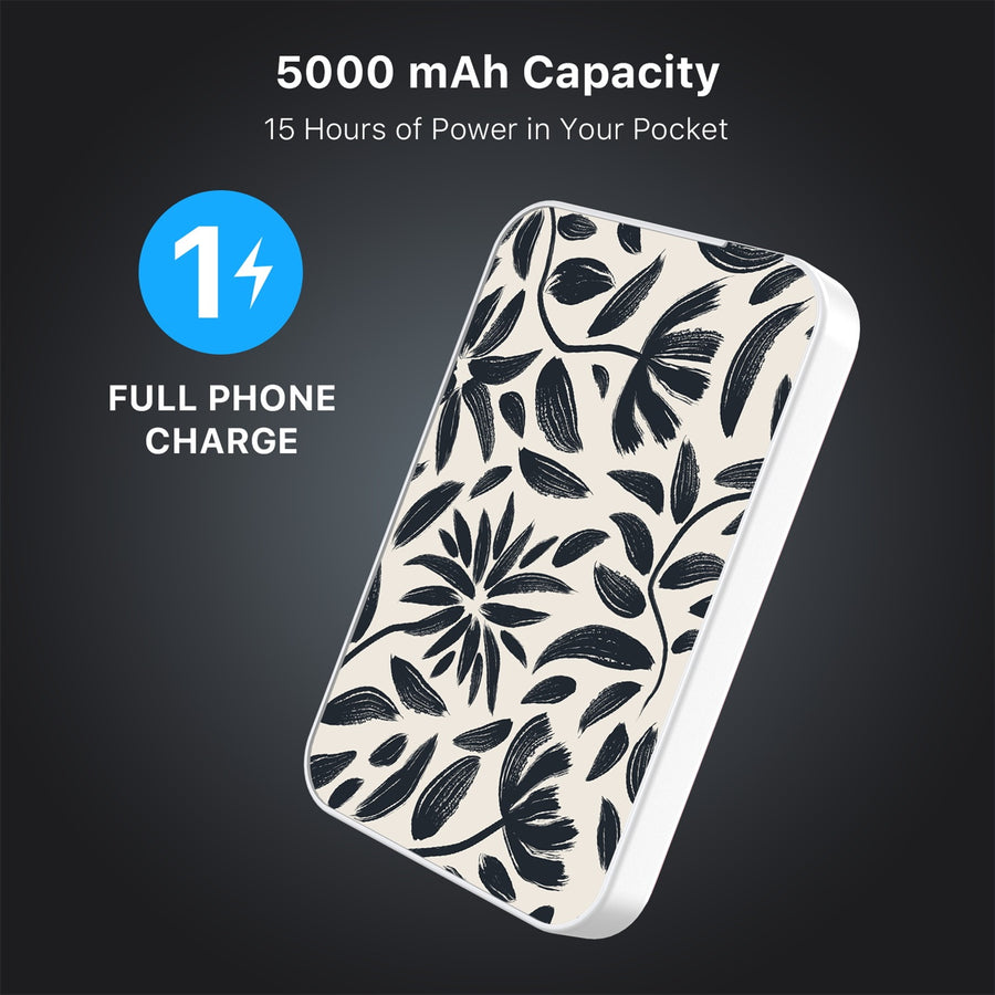 MyBat Design Lab 5000mAh Magnetic Wireless Power Bank - White - Vintage Floral - MPBBAT132-WH-124-8.jpg