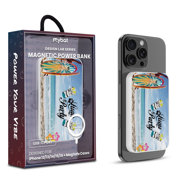 MyBat Design Lab 5000mAh Magnetic Wireless Power Bank - White - Luau - MPBBAT132-WH-134-1.jpg