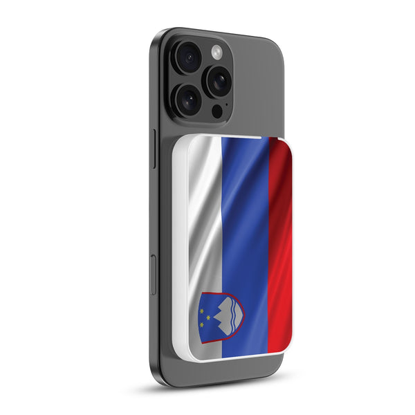 MyBat Design Lab 5000mAh Magnetic Wireless Power Bank - White - Slovenia Flag - MPBBAT132-WH-158-2.jpg
