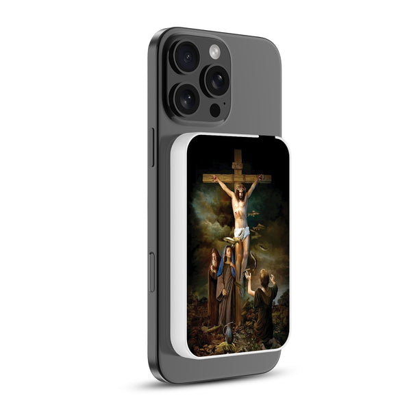 MyBat Design Lab 5000mAh Magnetic Wireless Power Bank - White - Jesus on the Cross - MPBBAT132-WH-197-2.jpg