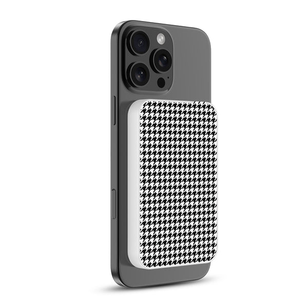 MyBat Design Lab 5000mAh Magnetic Wireless Power Bank - White - Classic Houndstooth - MPBBAT132-WH-215-2.jpg