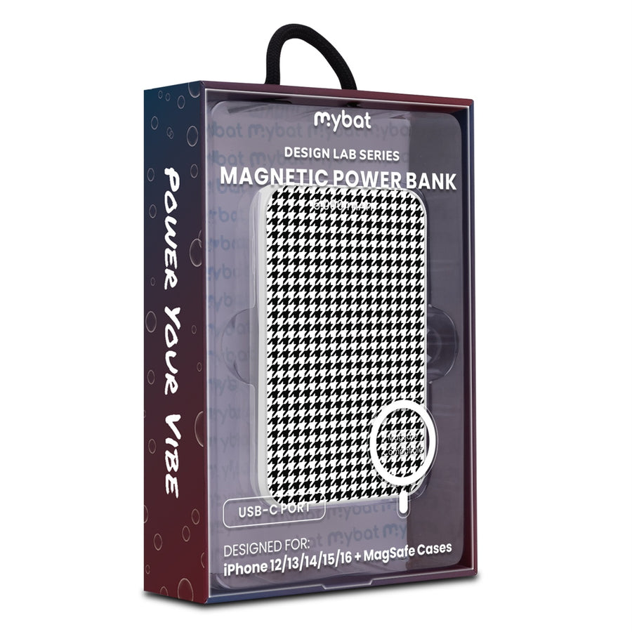 MyBat Design Lab 5000mAh Magnetic Wireless Power Bank - White - Classic Houndstooth - MPBBAT132-WH-215-9.jpg