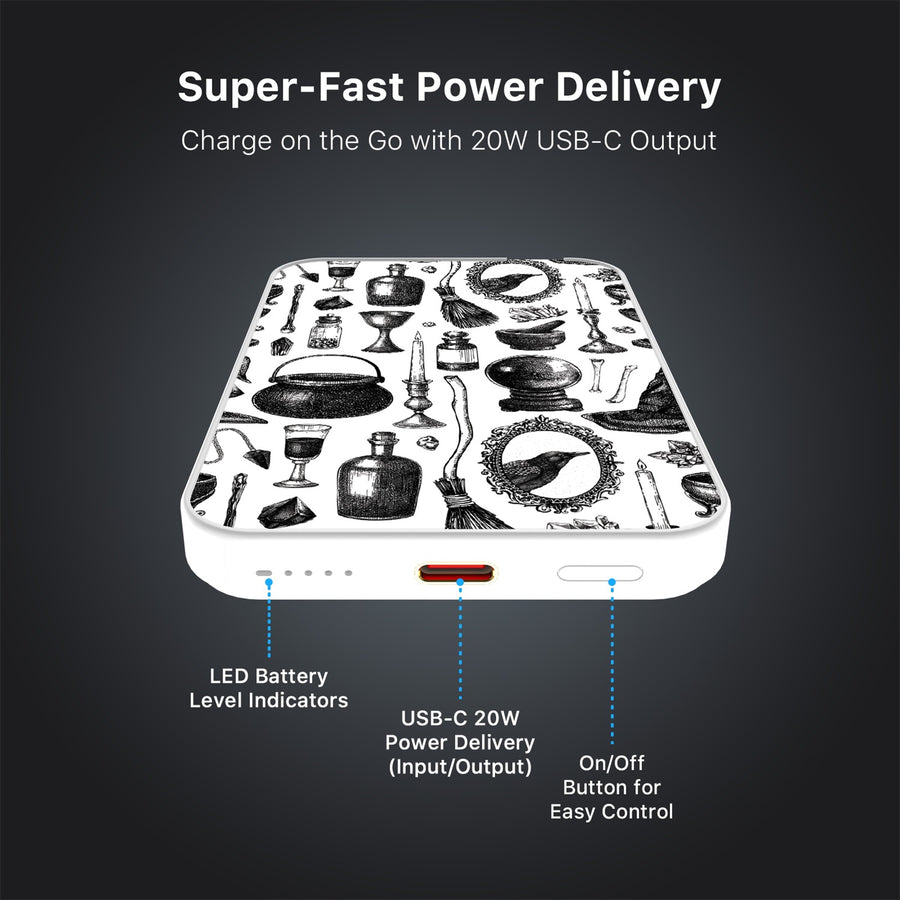 MyBat Design Lab 5000mAh Magnetic Wireless Power Bank - White - Mystic Elixirs - MPBBAT132-WH-239-7.jpg
