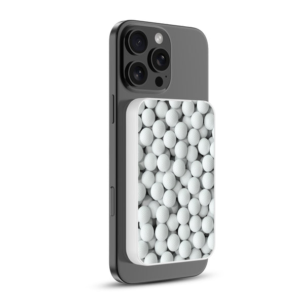 MyBat Design Lab 5000mAh Magnetic Wireless Power Bank - White - Golf Balls - MPBBAT132-WH-314-2.jpg