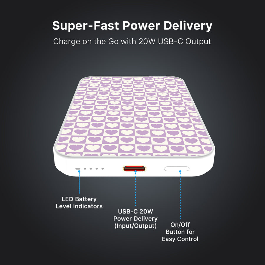 MyBat Design Lab 5000mAh Magnetic Wireless Power Bank - White - Heart Grid - MPBBAT132-WH-339-7.jpg
