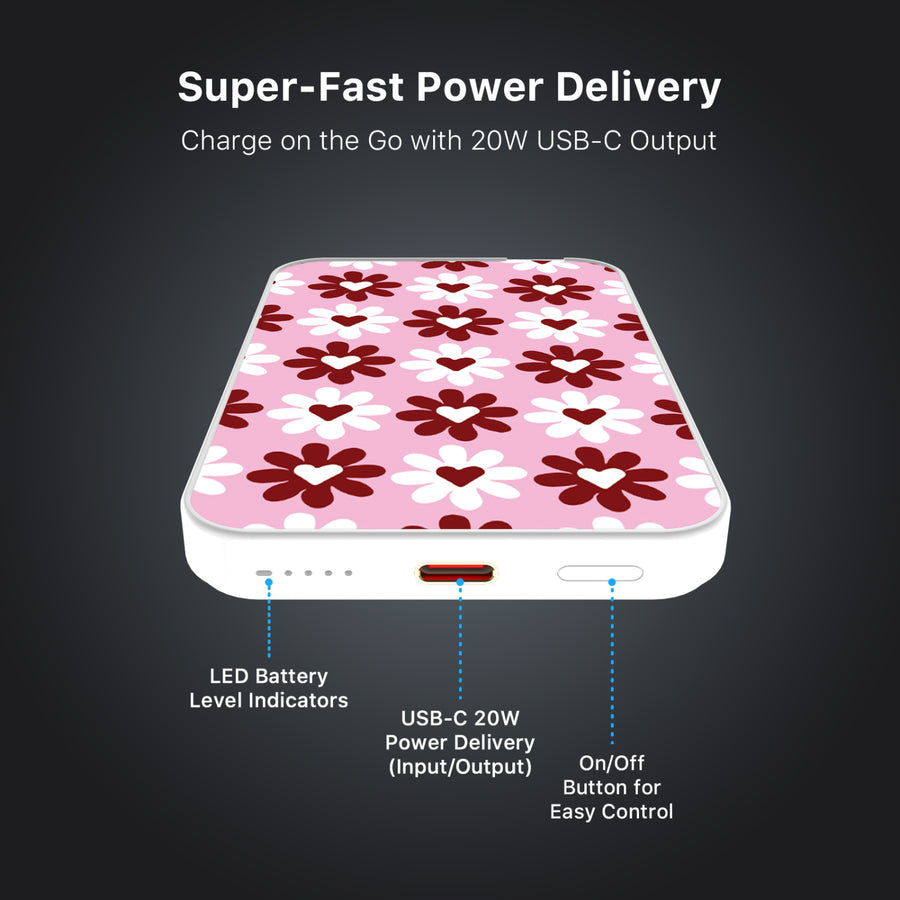 MyBat Design Lab 5000mAh Magnetic Wireless Power Bank - White - Love in Bloom - MPBBAT132-WH-341-7.jpg