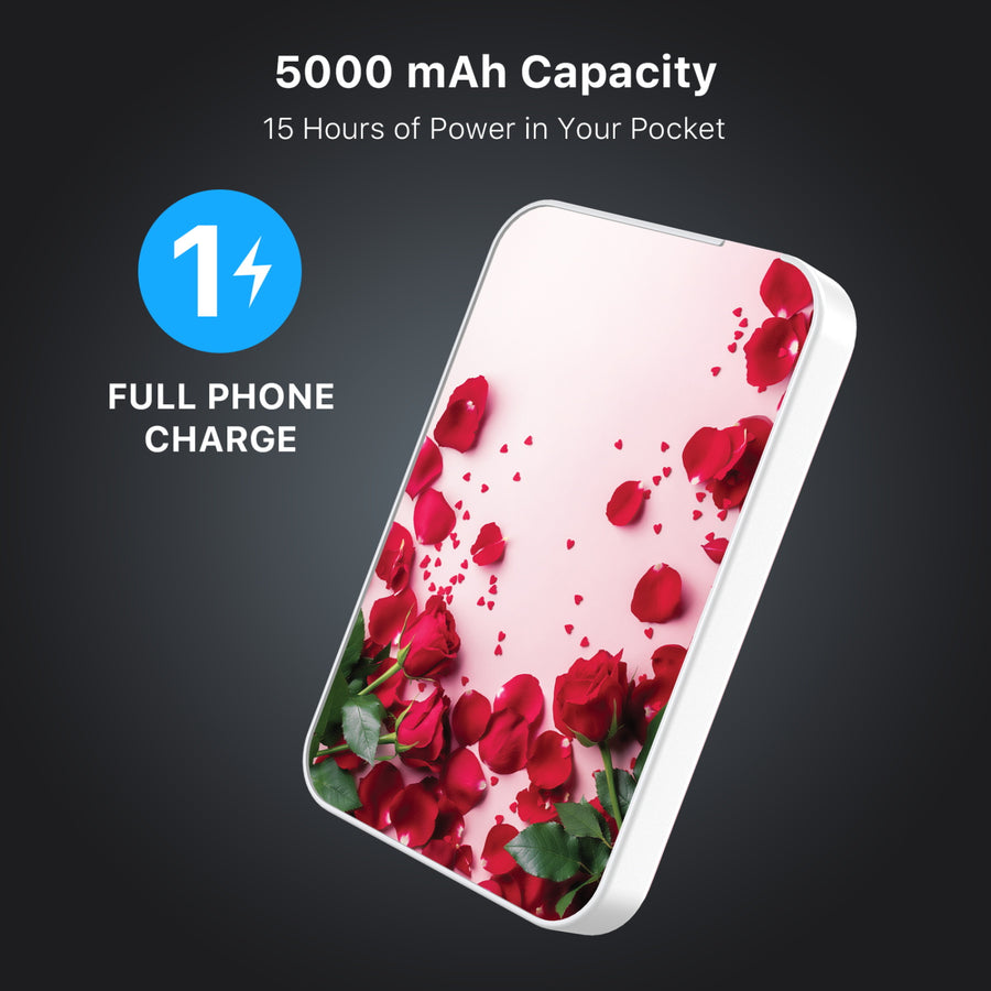 MyBat Design Lab 5000mAh Magnetic Wireless Power Bank - White - Rose Petals - MPBBAT132-WH-342-8.jpg