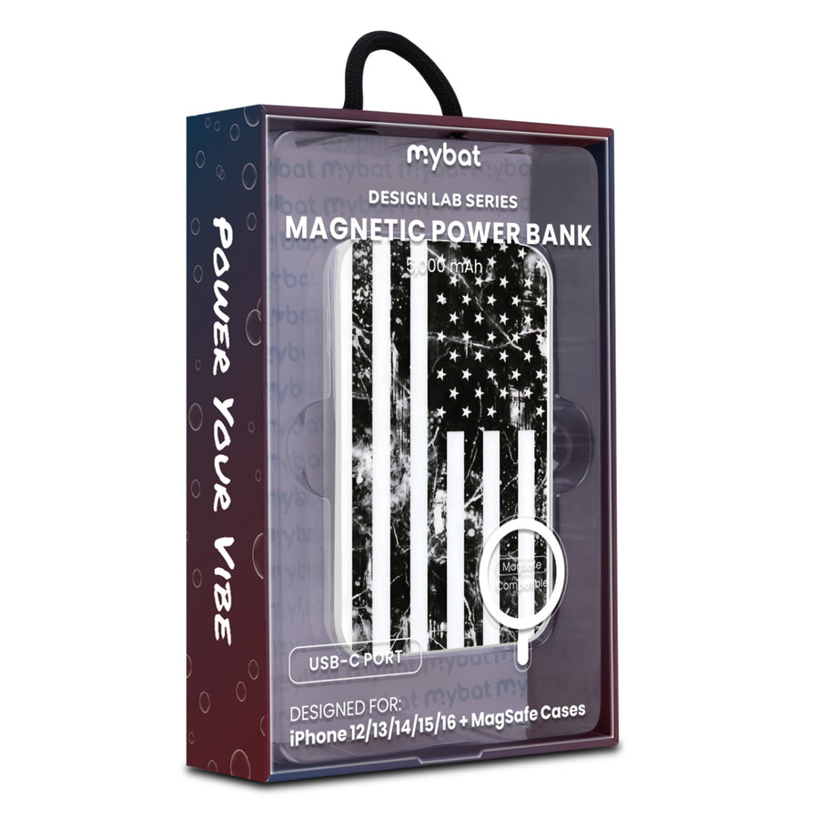 MyBat Design Lab 5000mAh Magnetic Wireless Power Bank - White - Distress US Flag - MPBBAT132-WH-344-9.jpg