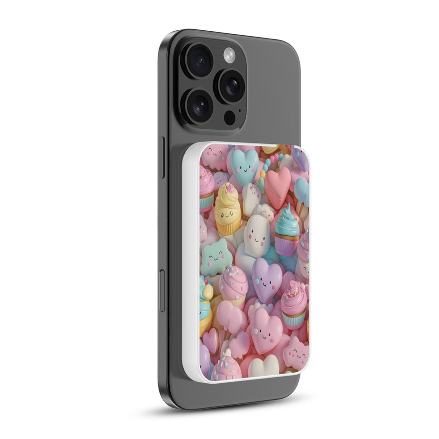 MyBat Design Lab 5000mAh Magnetic Wireless Power Bank - White - Candy Love - MPBBAT132-WH-354-2.jpg