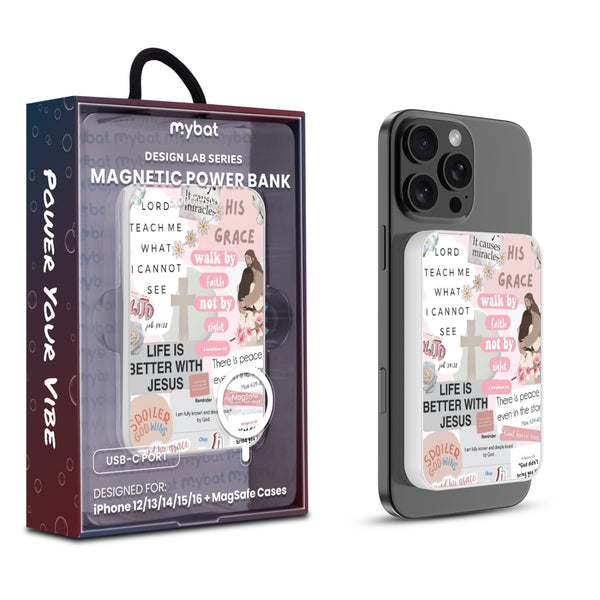 MyBat Design Lab 5000mAh Magnetic Wireless Power Bank - White - Jesus Loves You - MPBBAT132-WH-365-1.jpg