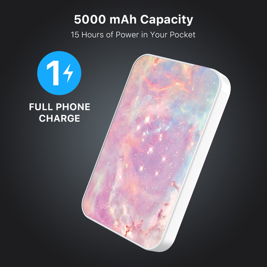 MyBat Design Lab 5000mAh Magnetic Wireless Power Bank - White - Pink Galaxies - MPBBAT132-WH-368-8.jpg