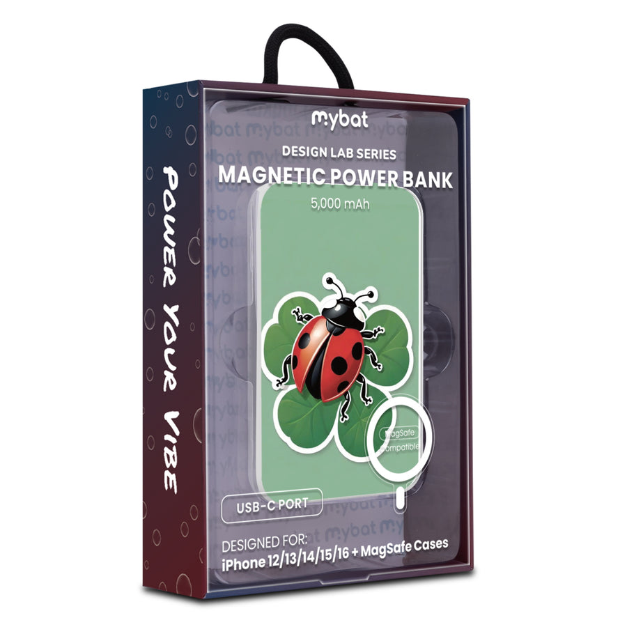 MyBat Design Lab 5000mAh Magnetic Wireless Power Bank - White - Ladybug Luck - MPBBAT132-WH-373-9.jpg