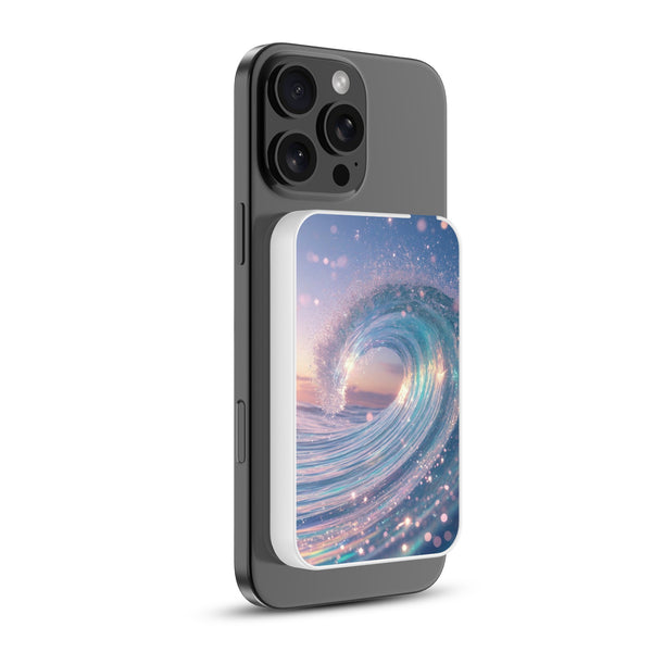MyBat Design Lab 5000mAh Magnetic Wireless Power Bank - White - Dreamy Waves - MPBBAT132-WH-379-2.jpg